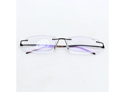 Hranaté dioptrické brýle MIRYEA + 4.00
