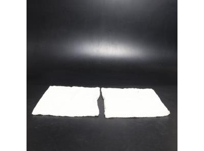 Povlak na polštář Miulee bílý 2 ks 45x45 cm