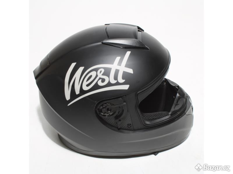 Helma na motorku černá Westt