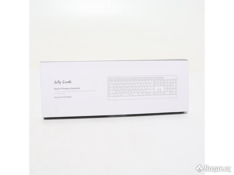 Bezdrátová RGB klávesnice ASHU 2,4 G