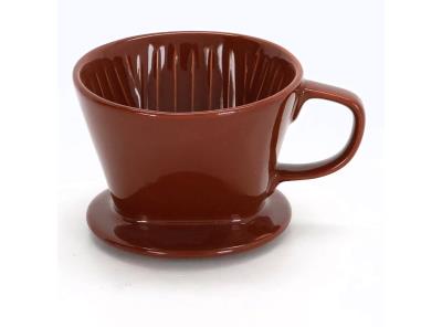 Kávový filtr porcelánový Dowan, hnědý