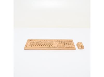 Bamboo myš a klávesnice KIBODO 