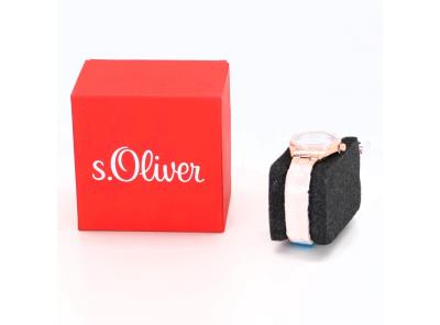 Dámské hodinky s.Oliver 3212-MQ pozlacené