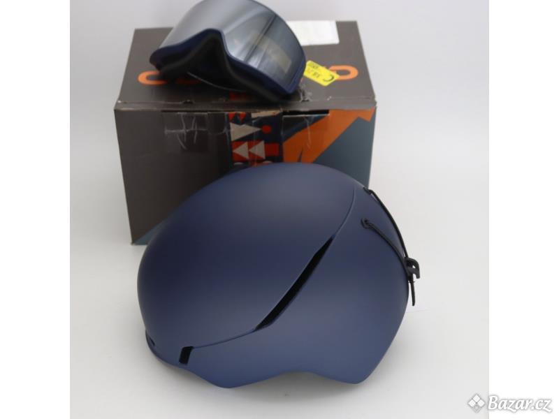Lyžařská helma Odoland tmavá 57-59 cm