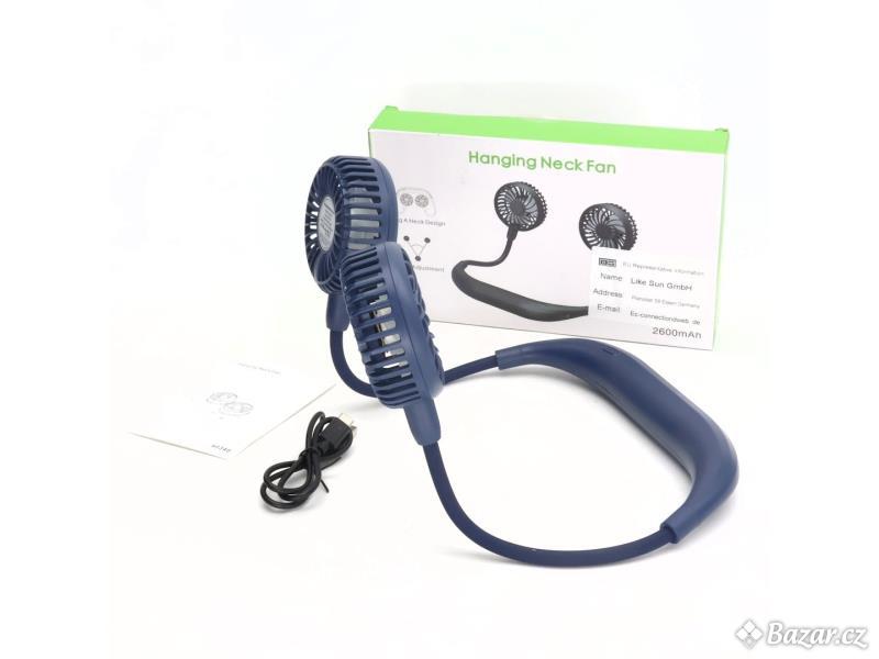 Ventilátor Bowtus NF001 na krk modrý