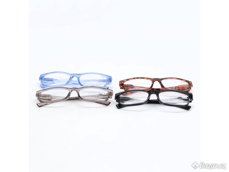 Dioptrické brýle Modfans, +1.50, 4ks