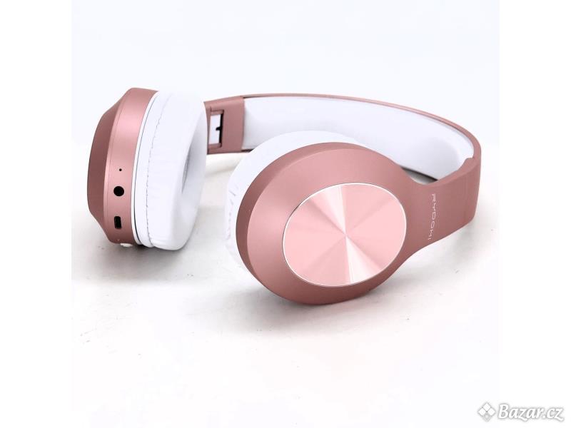 Bluetooth sluchátka Rydohi R916 růžová