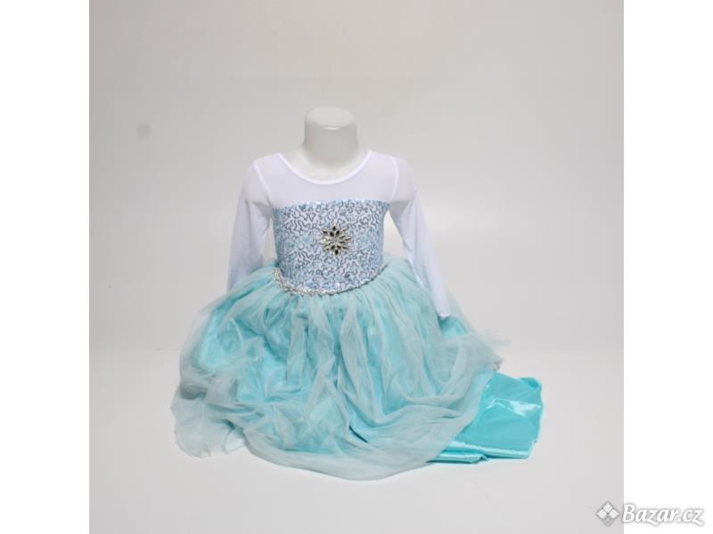 Dětský kostým šaty Elsa & Anna pro holčičky