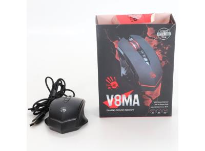 Kabelová myš Bloody černá, V8MA