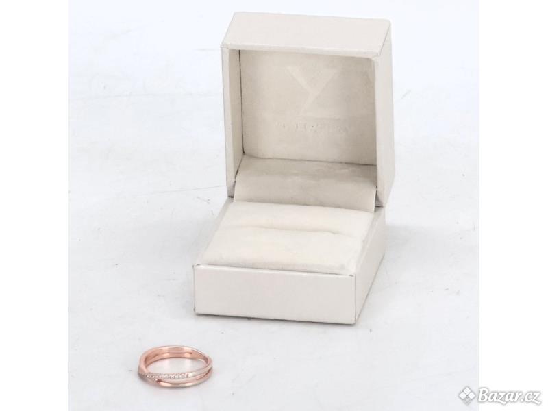 Dámský stříbrný prsten YL, vel. 60