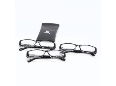 Dioptrické brýle JM 3ks černé