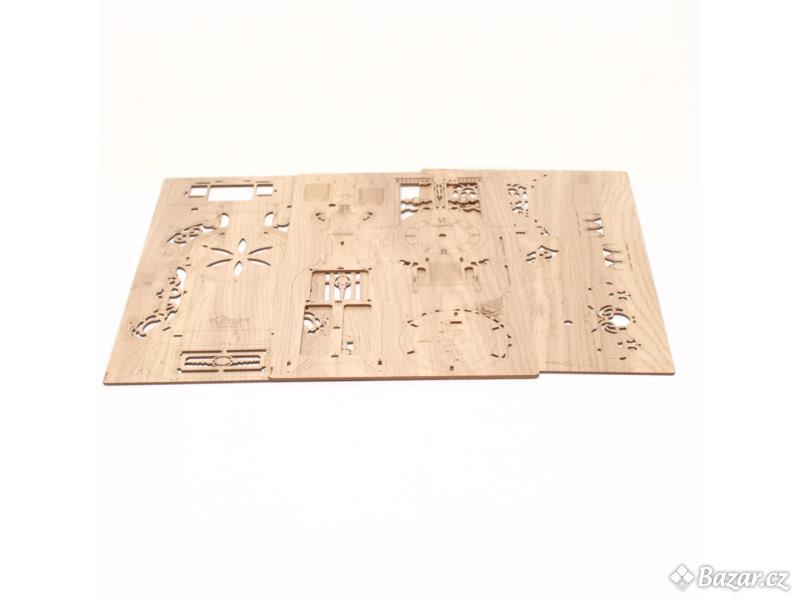 3D dřevěné puzzle FUNPOLA TC00 hodiny 