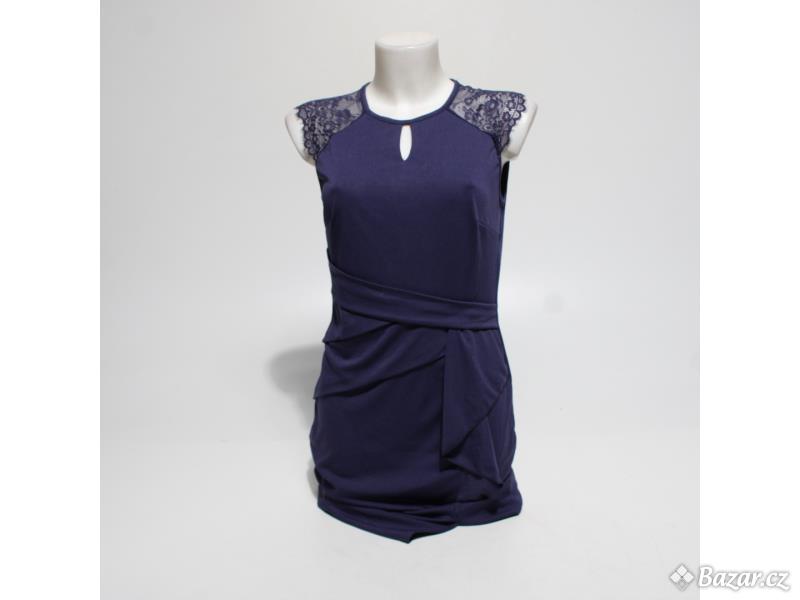 Koktejlové šaty Grace Karin, M-tmavě modré