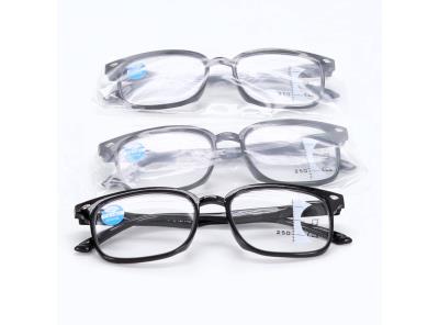 Brýle Suertree 3 ks černé + 2.5