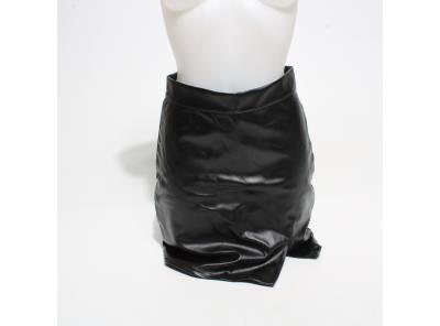 Dámská sukně HAWILAND černá kožená