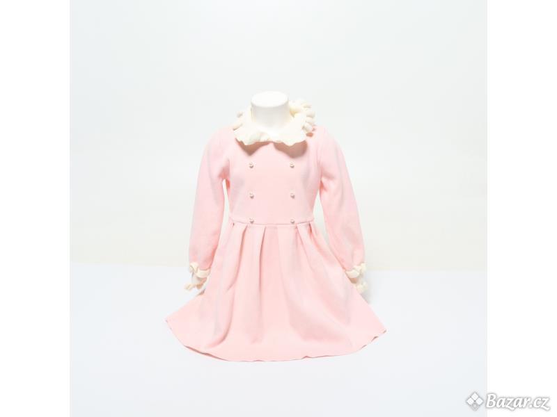 Dětské šaty Smiling Pinker růžové vel. 152