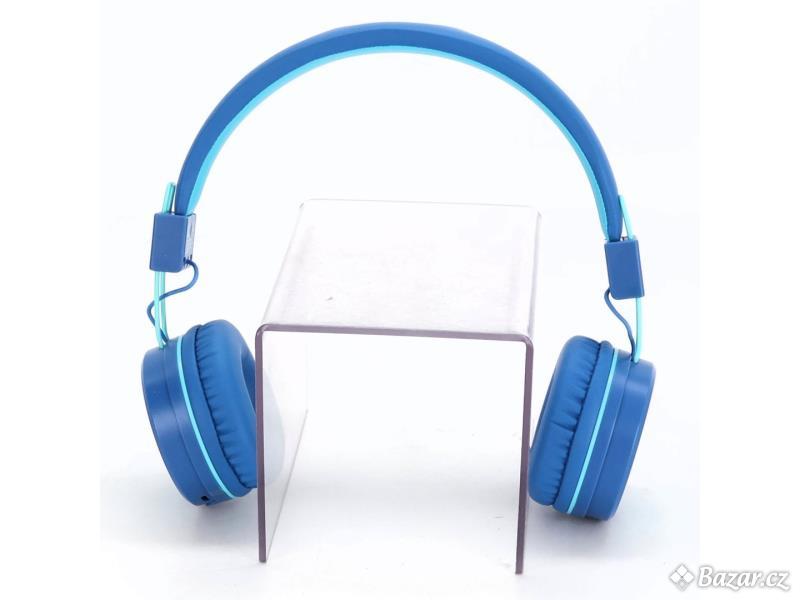 Bezdrátová sluchátka iClever modrá