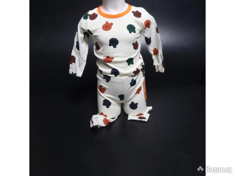 Chlapecké pyžamo motiv - medvědí hlavy