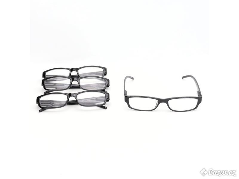 Dioptrické brýle Eyekepper černé vintage