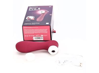 Stimulátor klitorisu Satisfyer Pro 2, bordó