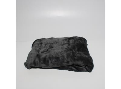 Hřejivá deka HBselect černá s kapsami