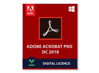 Adobe Acrobat Pro 2018 (PC) 1 Device - Adobe Key - GLOBAL