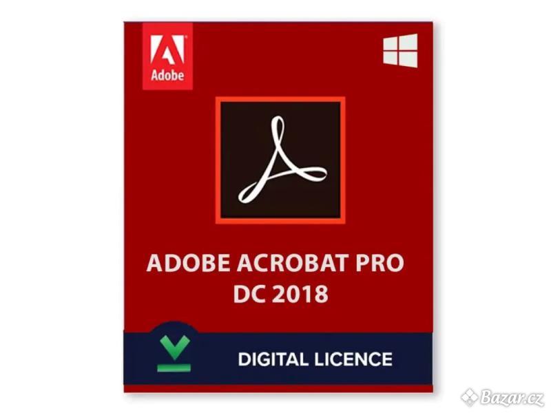 Adobe Acrobat Pro 2018 (PC) 1 Device - Adobe Key - GLOBAL
