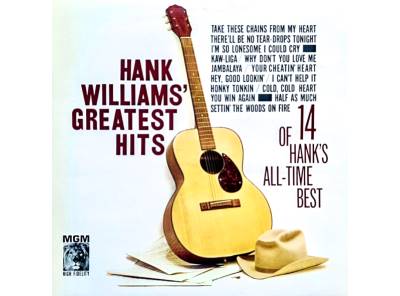 Hank Williams – Hank Williams' Greatest Hits (14 Of Hank's All-Time Best 1989 VG+, VYPRANÁ Vinyl (LP