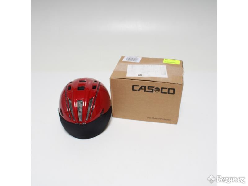 Cyklistická helma Casco roadster červená