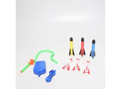 FOSUBOO Toy Rocket Venkovní hry pro děti, dětská hračka Rocket Air Pressure Garden Games, dárky pro