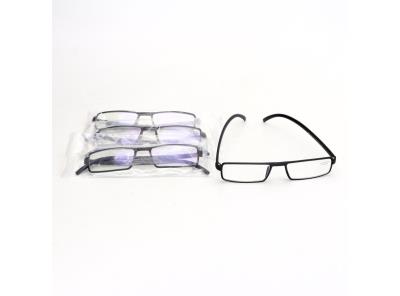 Brýle na čtení Hubeye, 4 ks, diopt. +2.0