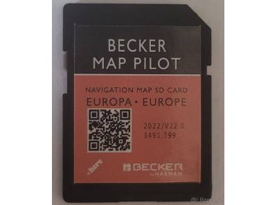 Mapy Becker Map Pilot 2023 pre Mercedes