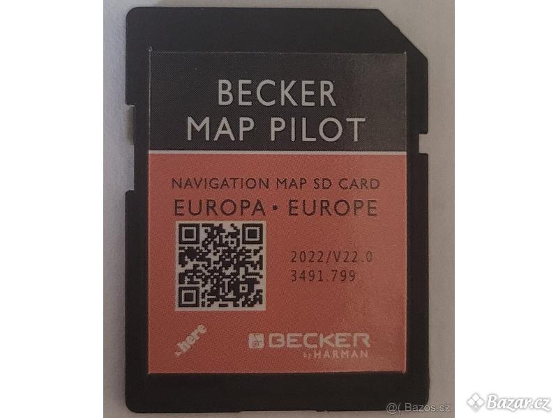 Mapy Becker Map Pilot 2023 pre Mercedes