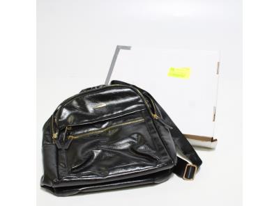 Koženkový dámský batoh Baigio černý