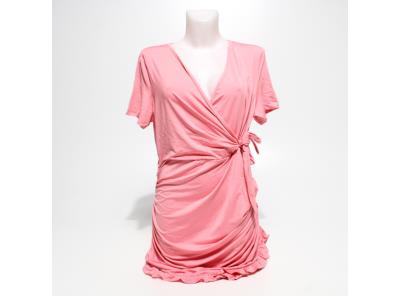 Dámské šaty LIUMILAC růžové, vel. XL