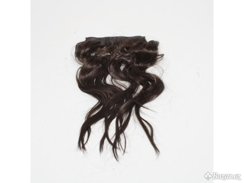Prodloužení vlasů FESHFEN 4 ks černo-hnědé