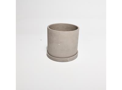 Květináč šedý Ekirlin cement