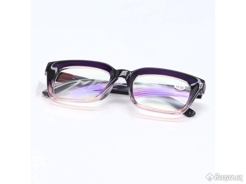 Dioptrické brýle na čtení, + 2.50
