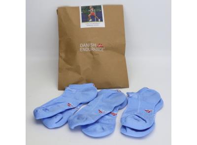 Ponožky Danish Endurance modré 39-42 3 páry