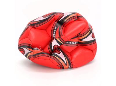 Fotbalový míč Roundsky červený