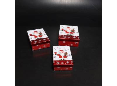 Dárkové krabičky s vánočním motivem