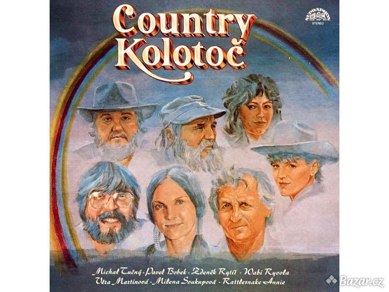 Michal Tučný - Pavel Bobek  - Věra Martinová - Country Kolotoč 1981 VG+, VYPRANÁ Vinyl (LP)