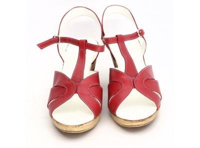 Dámské sandálky vel. 37 červené