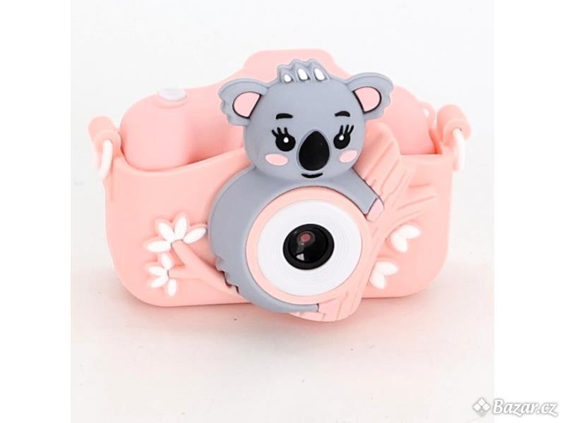 Dětský fotoaparát DIAMOOKY 20 MP růžový