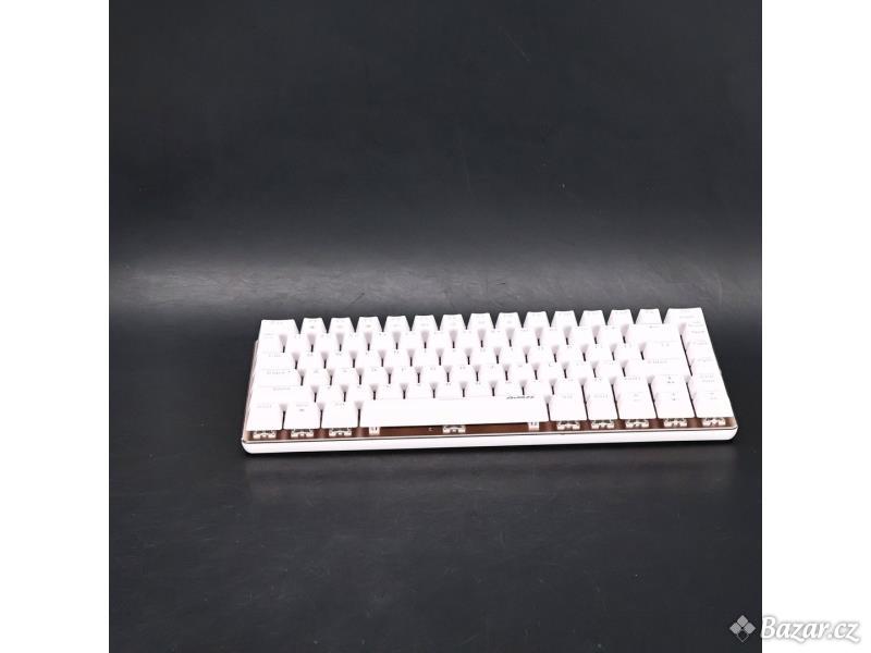 Mechanická bílá klávesnice Hoopond 82012