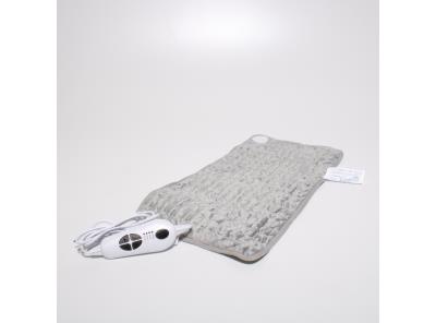 Topný polštář šedý Qfun z plastu