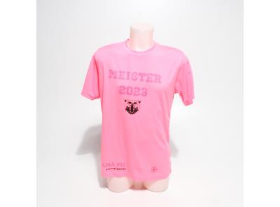 Pánské tričko JustColor růžové S