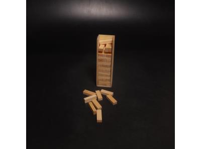 Skládačka dřevěná Jenga style 28 x 7 x 7 cm