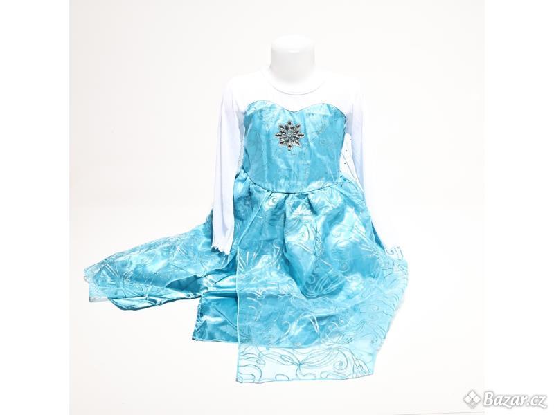 Dětský kostým Yigoo Elsa9 modrobílý vel. 116