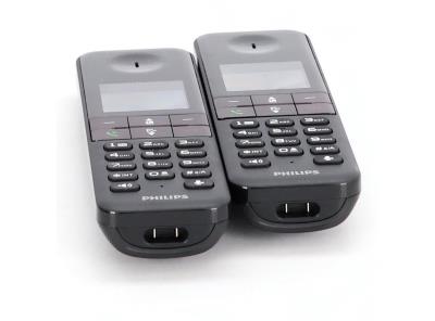 Bezdrátové telefony Philips D4702B/34 